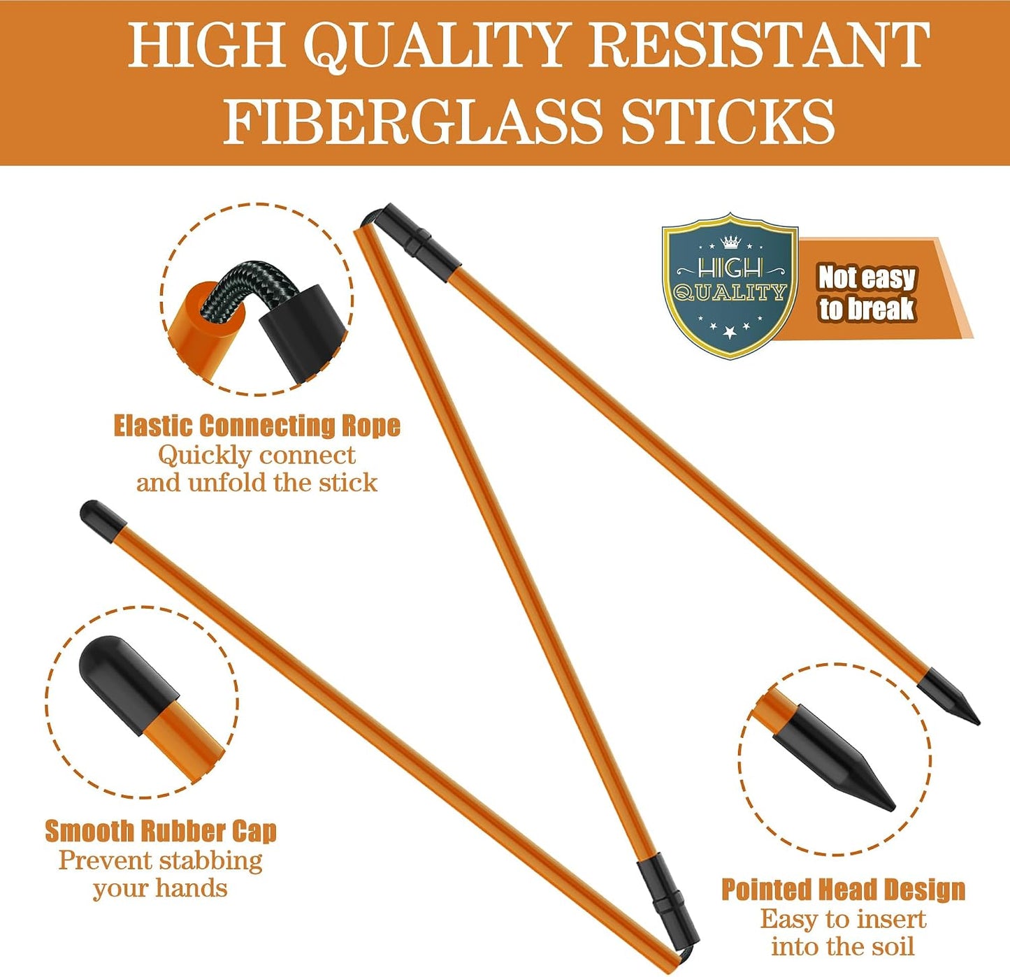 Golf Alignment Sticks 2 Pack,Upgraded 48" Collapsible Alignment Stick Golf Training Aid for Aiming, Putting, Swing Trainer, Golf Training Sticks with Clear Tube Case